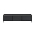 muuto enfold sideboard in anthracite black and black base 