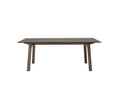 ernest extendable dining table in dark stained oak by muuto