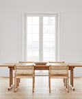 borge mogensen designed dining table and dining chairs for fredericia furniture