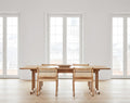 borge mogensen designed dining table and dining chairs for fredericia furniture