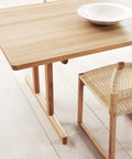 borge mogensen shaker table and dining chairs for fredericia furniture