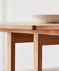 Modensen 6286 Detail Image of Dining Table by Fredericia Furniture