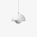 Flowerpot VP1 Pendant Light by &Tradition in Matt White finish.