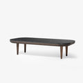 Fly SC5 Coffee Table by &Tradition in smoked oak with Nero Marquina marble top.