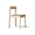 Form & Refine Blueprint Chair, Hallingdal 65 and White Oak, solid oak dining chair, three-quarter view on white background