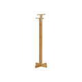 Form & Refine Foyer Coat Stand, Oak, solid oak coat stand, three-quarter view on white background