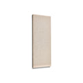 Form & Refine Rim Pinboard 60x145, White Oak, tall oak-framed pinboard, three-quarter view on white background