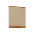 Form & Refine Rim Pinboard, Oak, oak-framed pinboard, three-quarter view on white background