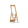 Form & Refine Step by Step Ladder, Oak, folding oak ladder, three-quarter view on white background