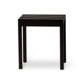 Form & Refine Lightweight Stool, Black Stained Oak, solid oak stool, three-quarter view on white background