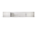 Frama Rivet Shelf, the longer shelf shown alone, a wide brushed metal ledge photographed straight on against white