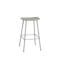 muuto fiber stool without backrest in grey