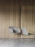 fiber armchair in grey designed by muuto