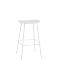 muuto fiber stool without backrest in white