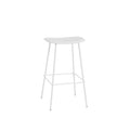 muuto fiber stool without backrest in white