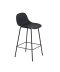 muuto fiber counter stool in black