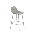 muuto fiber counter stool in grey