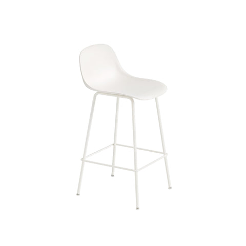 muuto fiber counter stool in white