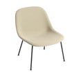 fiber lounge chair with tube base in steelcut trio 236