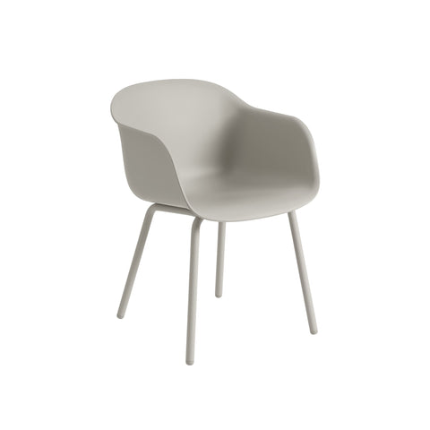 Muuto Fiber outdoor armchair in grey