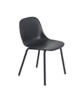 Muuto Fiber outdoor side chair in anthracite black