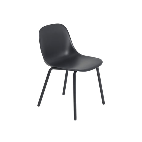 Muuto Fiber outdoor side chair in anthracite black