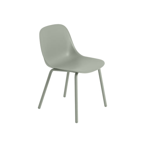 Muuto Fiber outdoor side chair in dusty green