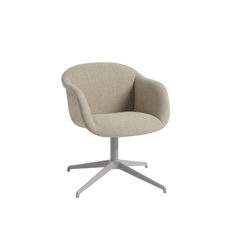 Fiber soft armchair designed by muuto finished in Ecriture 240 and Grey