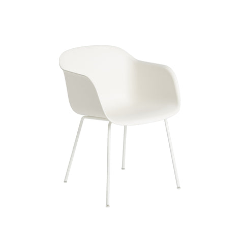 fiber armchair in white designed by muuto