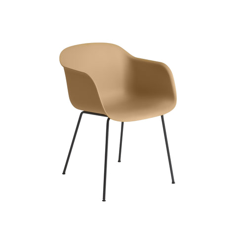 fiber armchair in ochre designed by muuto