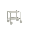 muuto flow trolley 2 layer in grey 