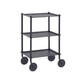 muuto flow trolley 3 layer in blue grey 