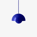 Flowerpot VP1 Pendant Light by &Tradition in Cobalt Blue finish.