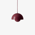 Flowerpot VP1 Pendant Light by &Tradition in Dark Plum finish.