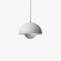 Flowerpot VP1 Pendant Light by &Tradition in Matt Light Grey finish.