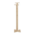 Form & Refine Foyer Coat Stand, White Oak, solid oak coat stand, three-quarter view on white background