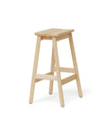 Angle Standard Bar Stool 65, Beech by Form & Refine