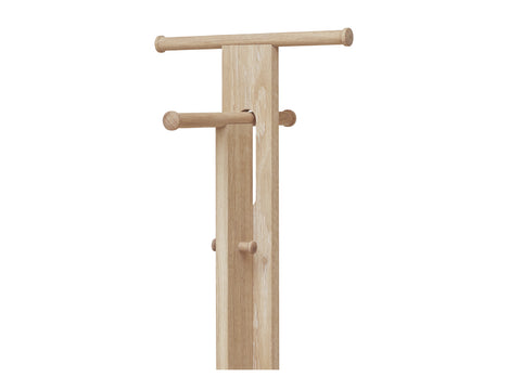 Foyer Coat Stand, White Oak by Form & Refine