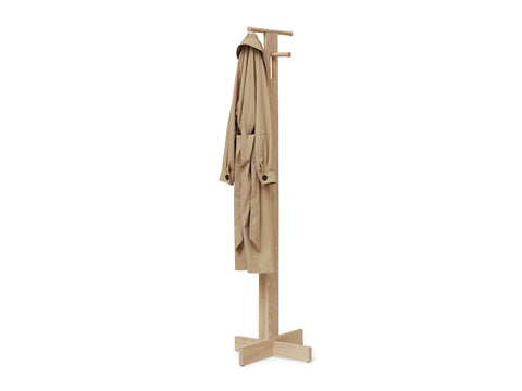 Foyer Coat Stand, White Oak by Form & Refine