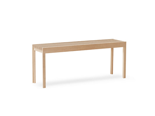 Lightweight Bench, White Oak by Form & Refine
