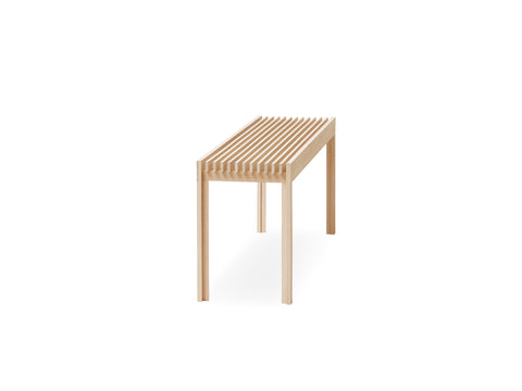 Lightweight Bench, White Oak by Form & Refine