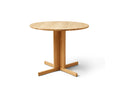 Form & Refine Trefoil Table Ø90 in solid European oak by Jonas Herman Danish modern dining table oak