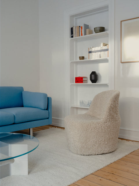 Luxury Danish 2-Seater EJ220 Sofa for small spaces