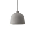 muuto grain pendant in grey 