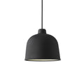 muuto black grain pendant lamp 