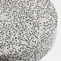 Hunky Dory Tall Side Table by Blu Dot, White Terrazzo surface texture detail