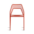 modern hot mesh chair by blu dot in humble red