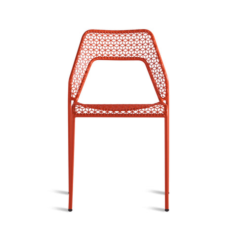 modern hot mesh chair by blu dot in humble red