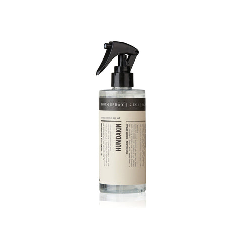 Humdakin Room Spray 2-in-1, Salvia & Sea Buckthorn, odour neutralising room spray, 300 ml spray bottle on white background
