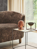 Audo Copenhagen Mingle Sofa, Sheepskin in a styled interior